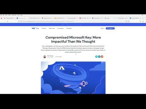 Compromised Microsoft Key more serious than thought? Wiz.io on Chinese ...