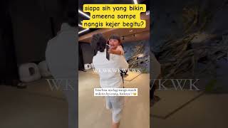 Bisa Nya Bikin Ameena Nangis Kejer  attahalilintar ameena aurelhermansyah krisdayanti azura