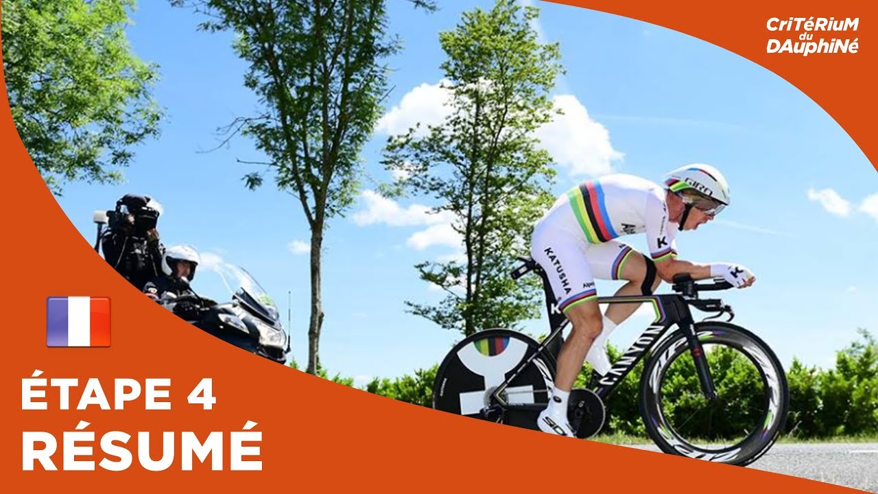 Résumé - Étape 4 - Critérium du Dauphiné 2017