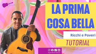 Chords for LA PRIMA COSA BELLA - RICCHI E POVERI - CHITARRA