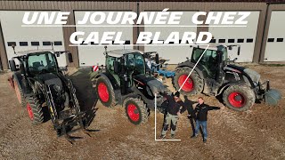 😎Je LABOUR chez GAEL BLARD + VISITE de la FERME & TRANSPORT GRAVIERS !💪🪨