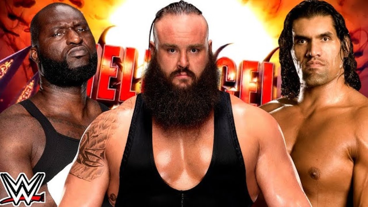 Великий Хали и Омос против Брауна Строумана — Тройной гигантский поединок в WWE 2K25