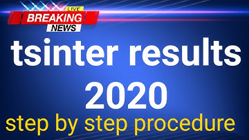 Inter results 2020||how to check ts inter result 2020 Telangana inter results check chesey vidanam