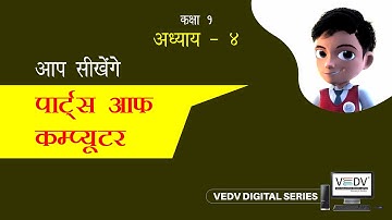 PARTS OF COMPUTER- CLASS 1 chapter 4 (HINDI)