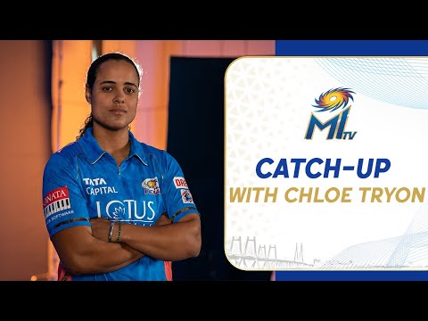 Post-training catch-up with Chloe Tryon | Mumbai Indians | WPL