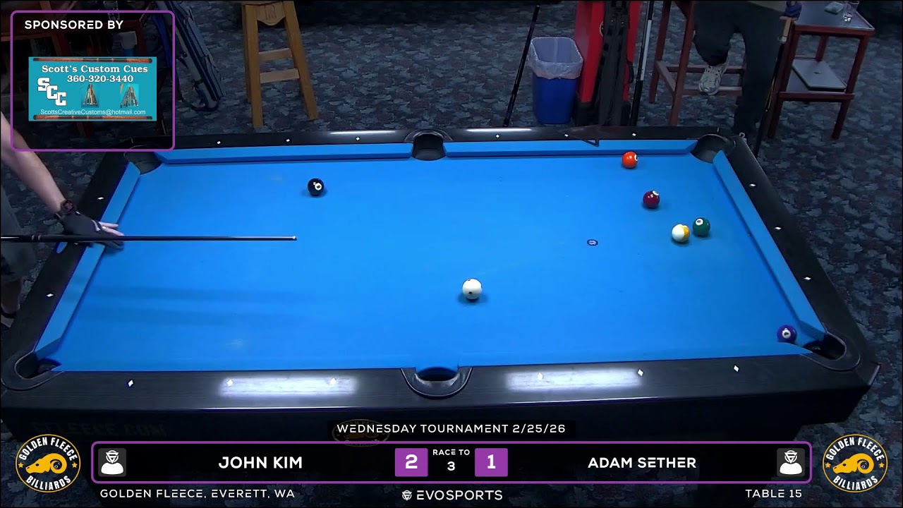 JOHN KIM vs ADAM SETHER - GOLDEN FLEECE - TABLE 15 | EvoSports