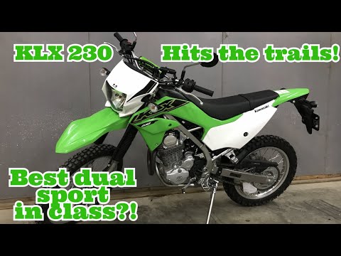 Kawasaki KLX 230 ride and review (Trail riding!)