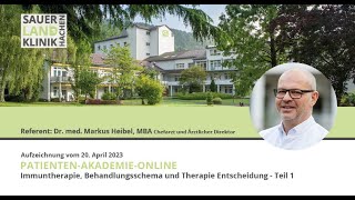 Immuntherapie, Behandlungsschema und Therapieentscheidungen bei Multipler Sklerose - Teil 1