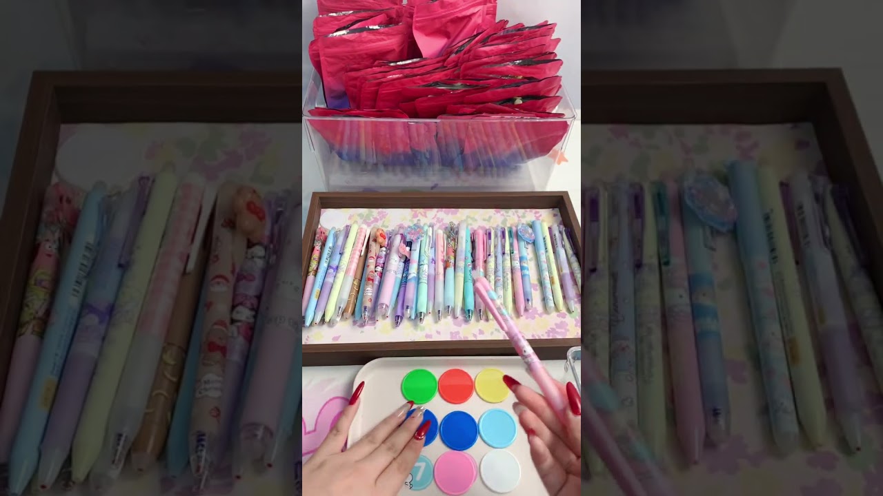 36 bags erasable pen #packingorders #asmr 