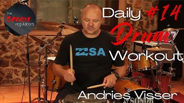 Daily Workout #14, Triple Paradiddle, Rudiments, Warmups, Stick Control