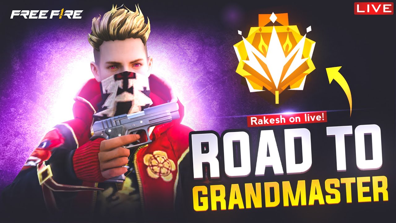 GRAND MASTER RANK PUSH - Free Fire Telugu Live #freefirelive #Munnabhai ...