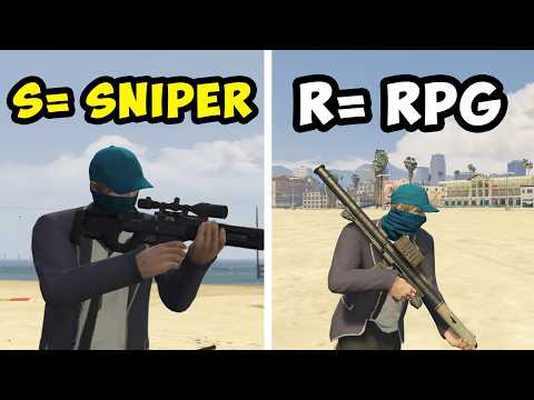 Aku Main Gta 5, Tapi Senjata Sesuai Alphabet