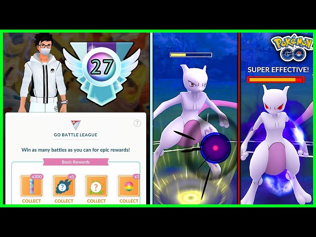 Mew vs Mewtwo, Pokemon go epic battle, Shadow mewtow, Pokemon go pvp