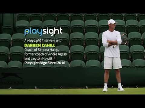 Video Tennis Coach Darren Cahill Discusses PlaySight's Smart Court Technology