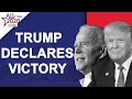 US Election 2020 Results Live: Trump: Biden campaign committed a fraud on the American people
