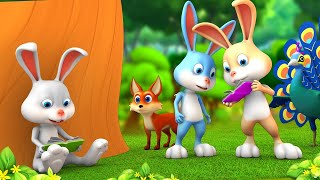 खरगोश की उत्सुकता - Rabbit's Eagerness Story | 3D Animated Hindi Moral Stories | JOJO TV Stories