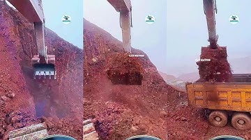 The Process Of Soil Excavation And Transportation P1316