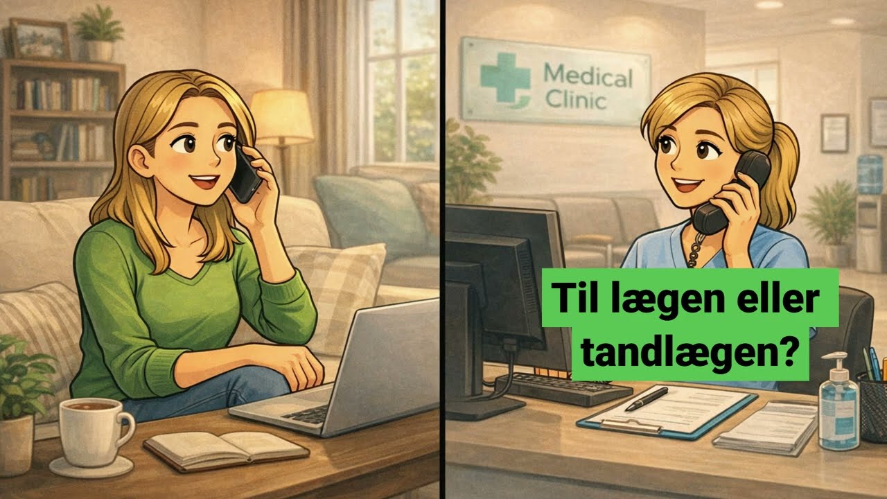 Danish for Beginners – 5 Real-Life Conversations (Hospital, Hotel, Work, Transport & Phone)