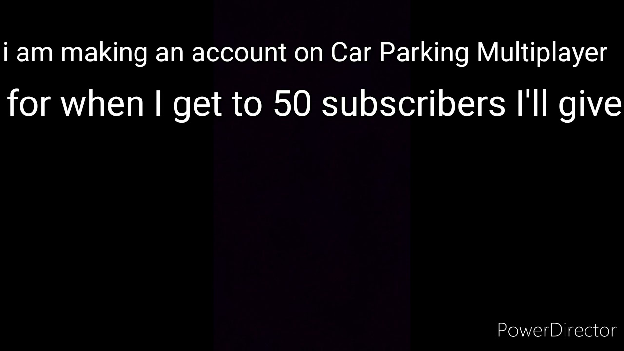 50 subs for account with many rare cars in Car Parking Multiplayer