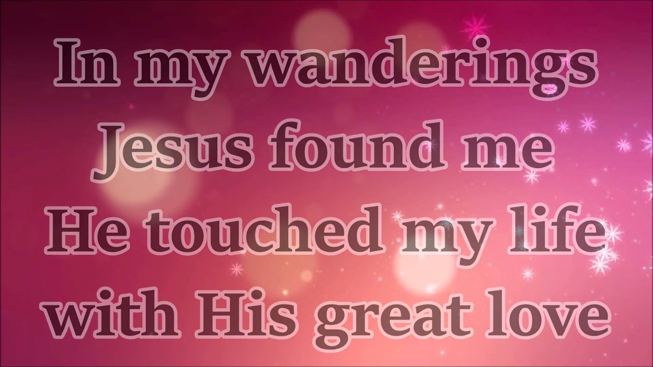 Redeeming Love hymn lyrics YouTube