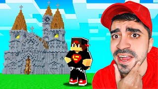 ماين كرافت #11 : محاولة دخول القلعة العملاقة ( لكن الكارثة ) 😱🔥😭 - MINECRAFT