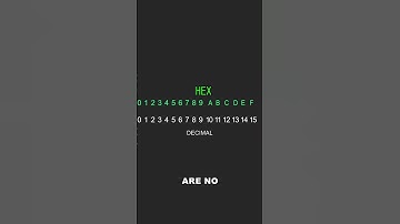 Hexadecimal vs. Decimal