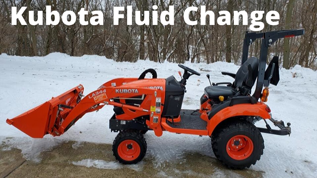 Kubota BX2380 50Hr Service YouTube
