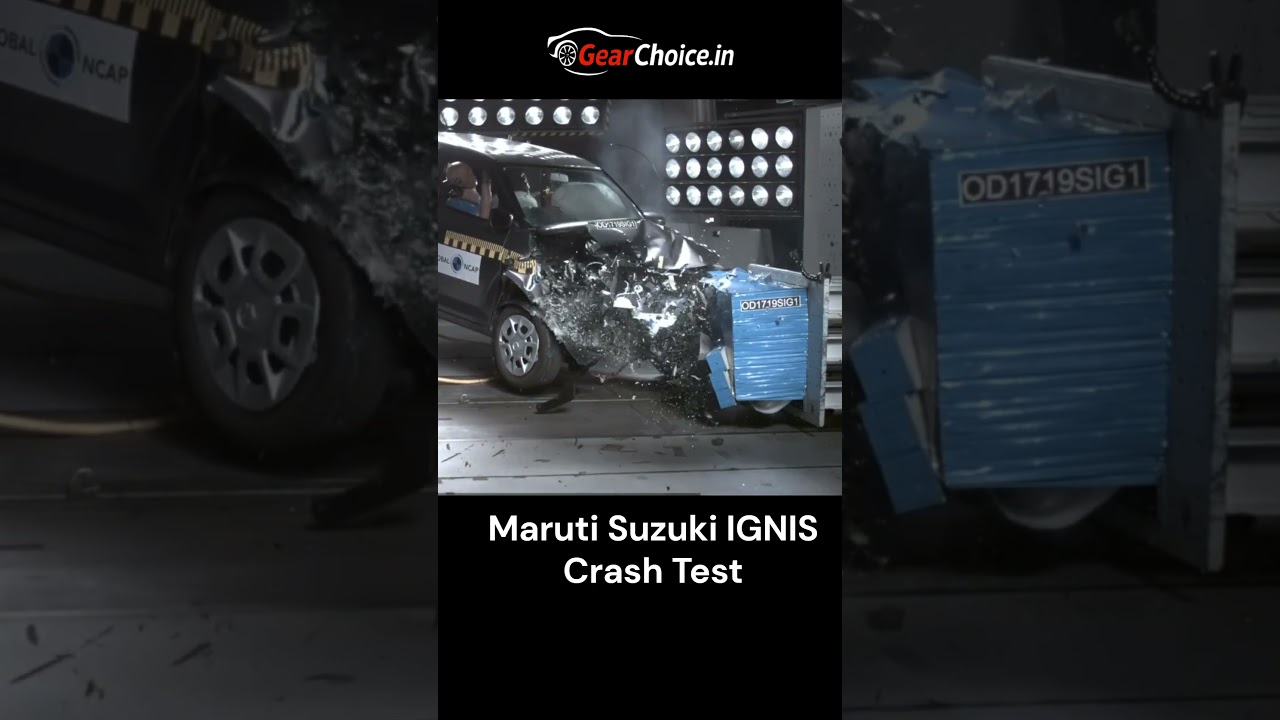 Maruti Ignis Crash Test 💥 | Small Car, Big Safety? | 