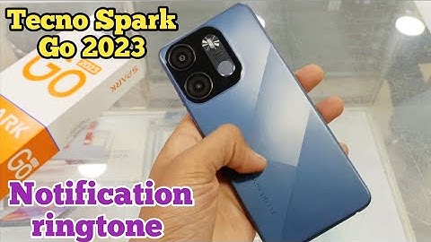How To Change Notification Ringtone In Tecno Spark Go 2023, Tecno Spark Go 2023 Mein