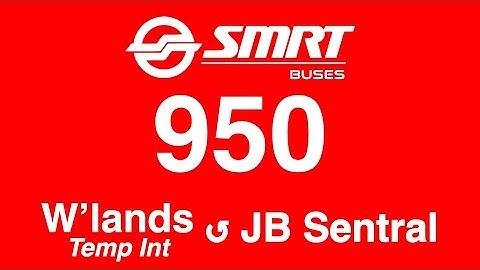 SMRT Buses Cross-border Bus 950 Hyperlapse