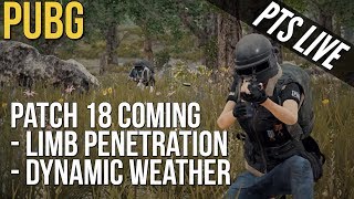 PUBG Xbox PTS Patch 18 (Dynamic Weather & Big Updates Coming!)
