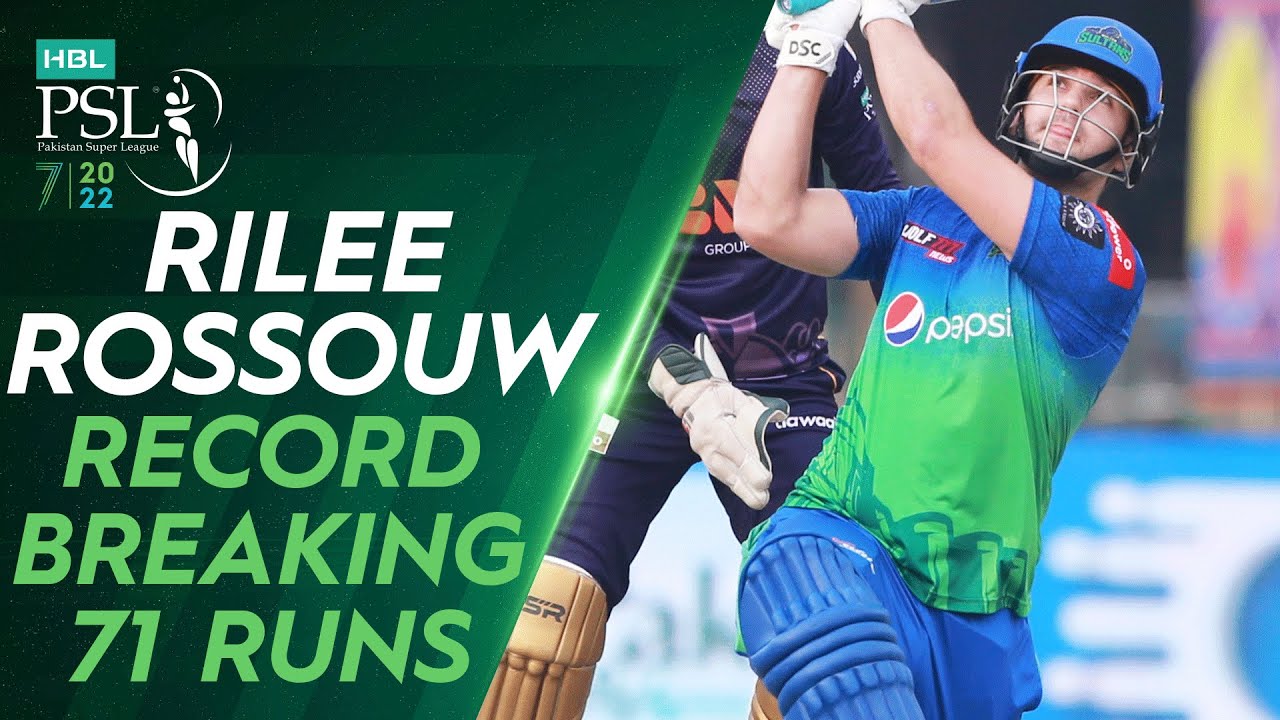 Rilee Rossouw Record Breaking 71 Runs | Multan Sultans vs Quetta Gladiators | HBL PSL 7 | ML2L