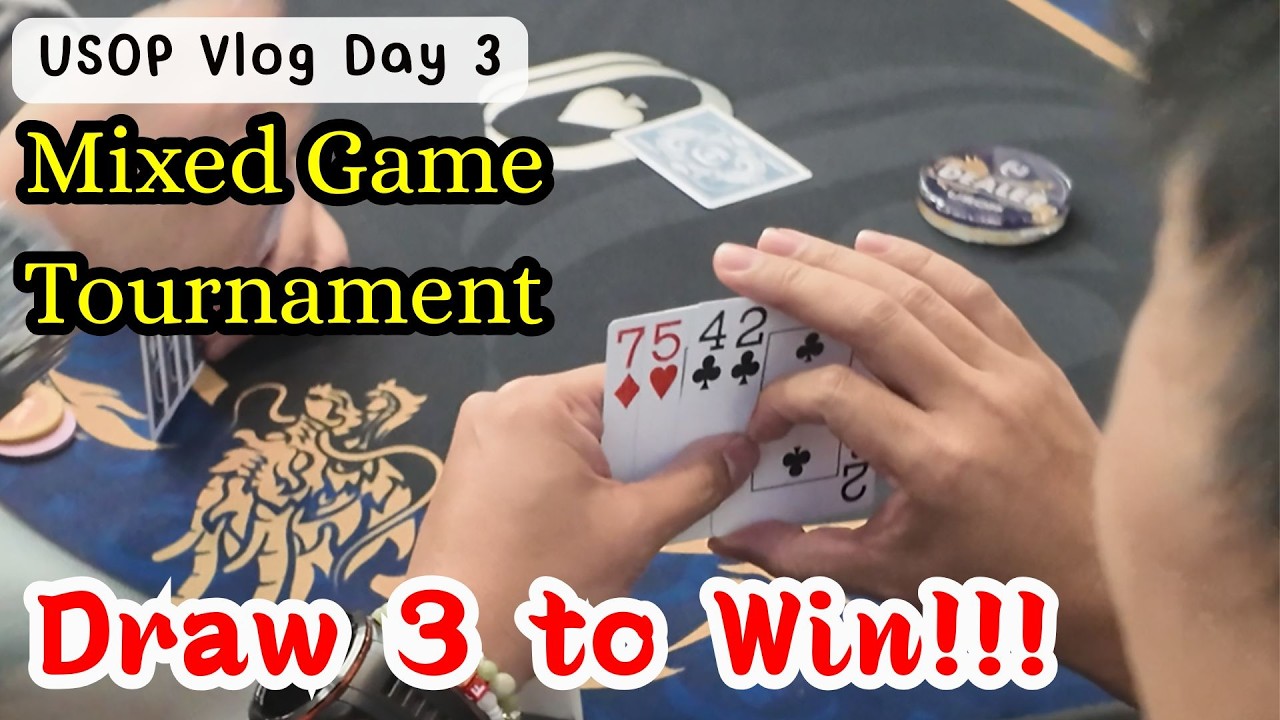 [VLOG] Twins poker ลุย Mixed Game | USOP OSAKA 2026 Day 3
