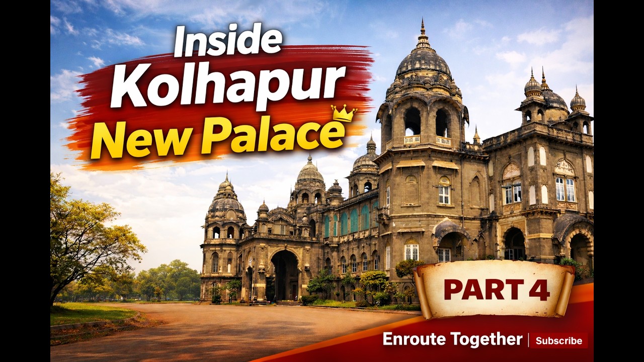 Kolhapur New Palace 👑 | असा राजवाडा तुम्ही कधीच पाहिला नसेल! | History & Architecture #kolhapur..