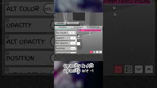 Screen Color Impact Frame Tut #jjs #roblox #jujutsukaisen #tutorial #skillbuilding #shorts