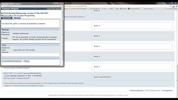 Webassign extension request.
