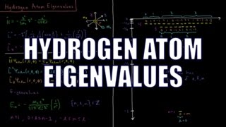 Quantum Chemistry 7.6 - Hydrogen Atom Eigenvalues