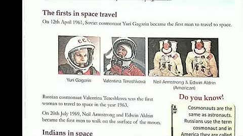 Class V| Sub EVS| Chapter 20 | The Space Voyage | Renu Kherajani