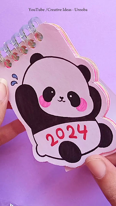 Berlangganan jika Anda menyukai videonya 😱💗 Kalender kertas mini DIY 2024 - Ide Kreatif Urooba
