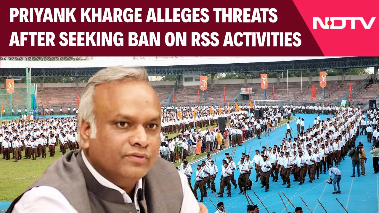 Priyank Kharge Alleges Threats After Seeking Ban On RSS In Govt Institutions