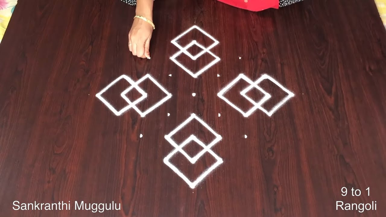 Sankranthi Muggulu Design Chukki Rangoli