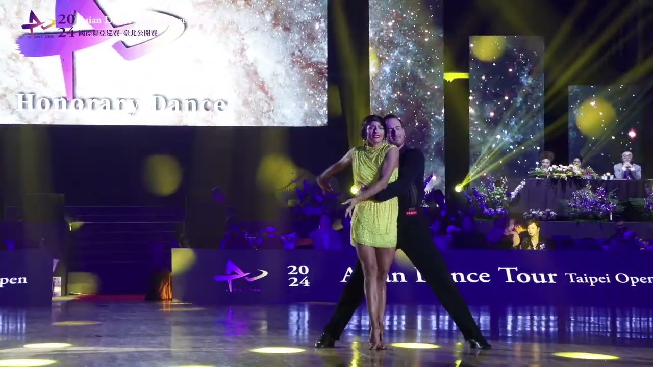 2024 Asia dance tour Taipei open-  Honor Dance -open pro latin 2nd place