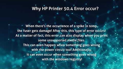 Fix HP Printer 50 4 Error with HP Support Assistant