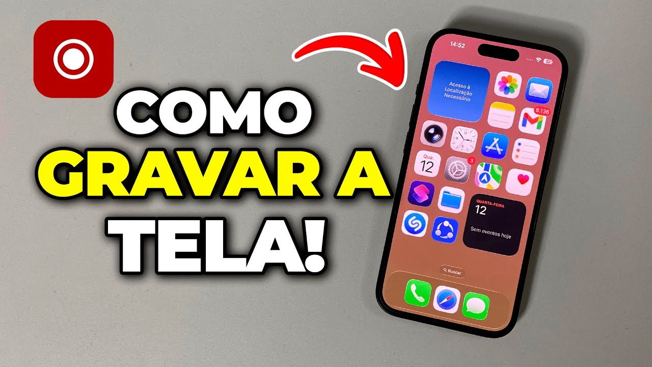 Como Gravar a Tela do iPhone 15, 15 Plus, 15 Pro e 15 Pro Max ...