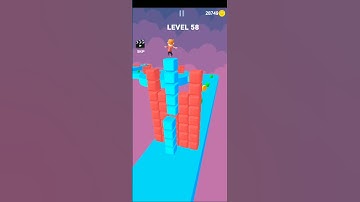 Cube Stacker Surfer 3d - Gameplaywalkhthrough all levels #shorts #android