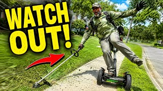 I Used a Segway Ninebot S2 for Lawn Care… Here’s What Happened