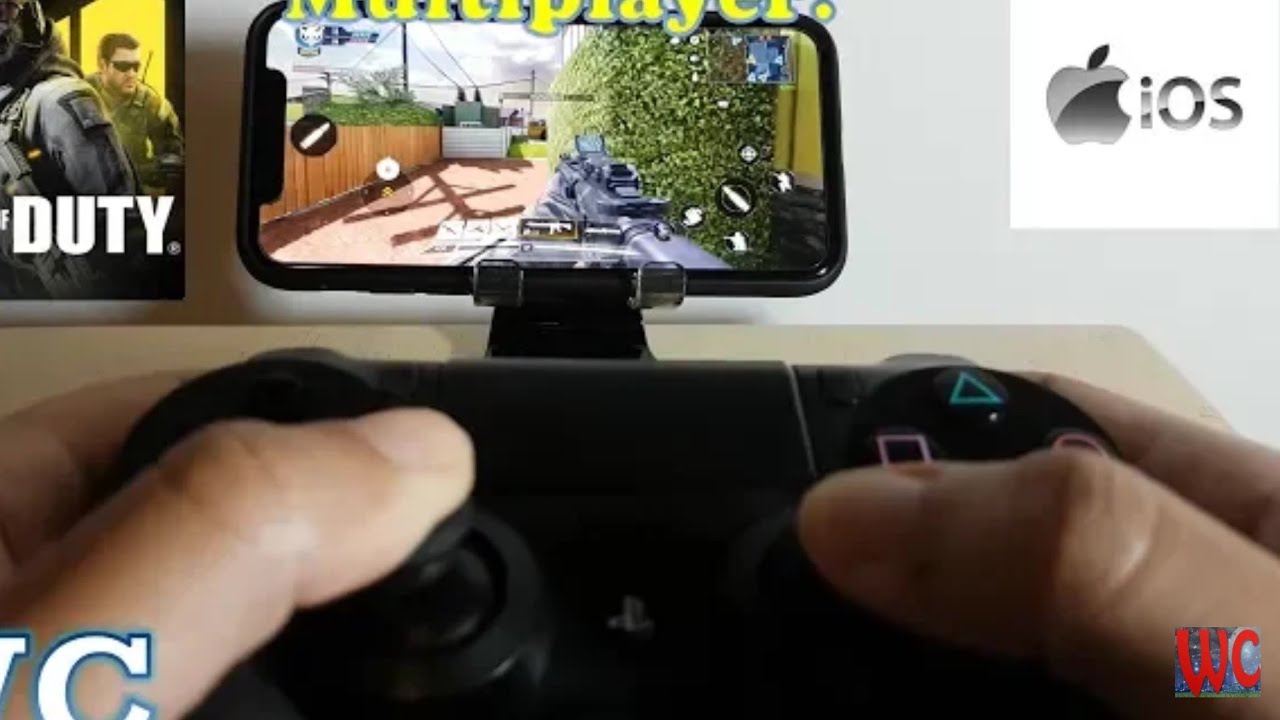 COD Mobile ios Using A PS4 Controller Gameplay - 