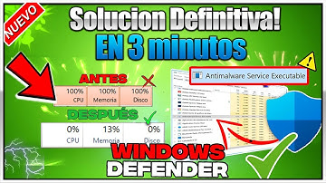 🔴 ✅ Cómo QUITAR el Antimalware Service Executable/ 𝐀𝐂𝐓𝐔𝐀𝐋𝐈𝐙𝐀𝐃𝐎【 2025】| Liberar RAM Y CPU