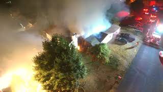 Drone Flight: Post Falls Fire 2017-08-20 Part 1