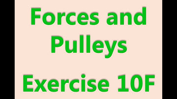 AS Maths - Mechanics - Forces and Pulleys